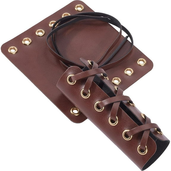 PU Leather Leather Motorcycle Grip Covers Coffee 110~663x4.5~115x1mm