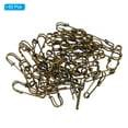 thumbnail image 3 of Uxcell Safety Pins 1.06 Inch Large Metal Sewing Pins Bronze Tone 50Pcs, 3 of 5