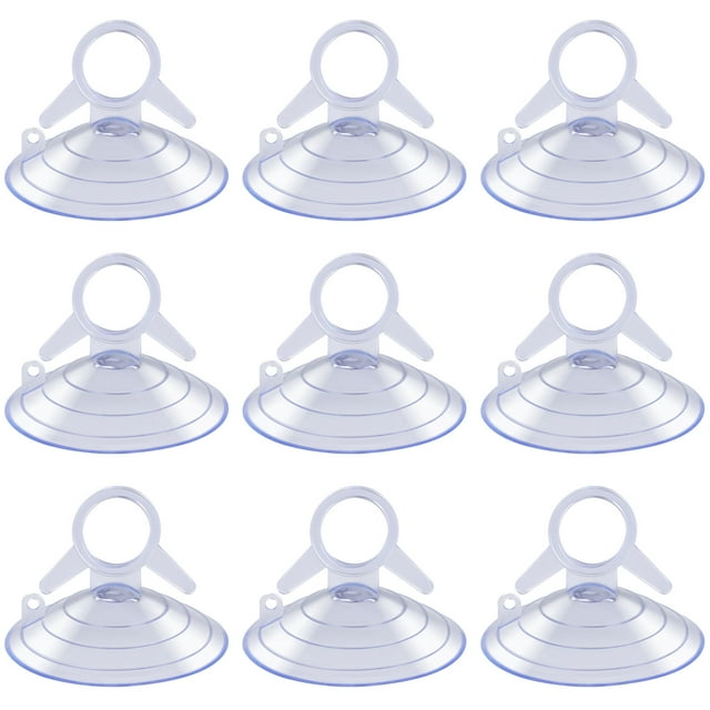 12 ventosas de plástico para acuario, ventosas para peceras, ventosas de vacío transparentes