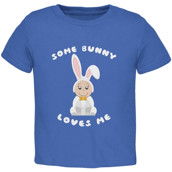 Easter - Some Bunny Loves Me Royal Toddler T-Shirt
