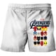 thumbnail image 1 of Marvel Series Kids The Avengers Spiderman Captain America Shorts Boys Pants Shorts Children Student Children Beach Shorts Unisex11T Gong Bohan LED, 1 of 2