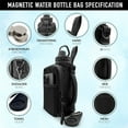 thumbnail image 6 of Multifunctional Magnetic Water Bottle Bag Crossbody Insulated Sleeve With Pocket For Gym Outdoor Commute, 6 of 6