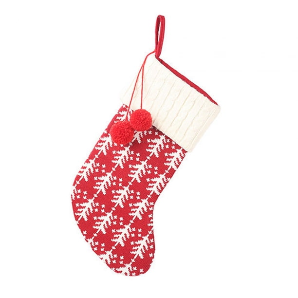 Bolsa de regalo para dulces navideños, medias colgantes duraderas para chimenea para fiestas Árbol