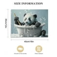 thumbnail image 3 of Nawypu  Cute Baby Panda Bear in The Bathtub Humor Funny Animal Poster On Toilet Kids Bathroom Poster Canvas 90s Wall Art Room Aesthetic Posters, 3 of 6