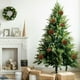 thumbnail image 5 of Christmas Decorations 6 Piece Flocked Christmas Balls Christmas Decoration SetMultiple Styles Of Christmas Tree Decorations Can Also Be Used For Other Party, 5 of 7
