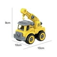 thumbnail image 4 of Car Children‘s Simulation Engineering Vehicle Green Disassembly And Assembly Sanitation Vehicle Boy Model Toy Car Screw Combination Gifts, 4 of 9