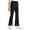 Black, variant on Actgleam Girls Pants Ribbed Bell Bottoms Trousers for Girl Flare Pants,Pink,6-12Years