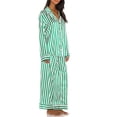 thumbnail image 3 of Womens Pajama Set Striped Long Sleeve Button Down Shirt with Pants Sleepwear Pjs Lounge Sets, 3 of 10
