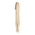 thumbnail image 1 of LELINTA Women 21" Claw Clip in Pony Tail Long Straight Claw Jaw Ponytail Hair Extension Piece 170g, 1 of 5