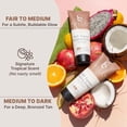 thumbnail image 6 of Beauty by Earth Self Tanner - Made with Organic Aloe Vera & Shea Butter, Sunless Tanning Lotion and Bronzer Buildable Light, Medium or Dark for Natural Looking Fake Tan, 1 Pack, 6 of 8
