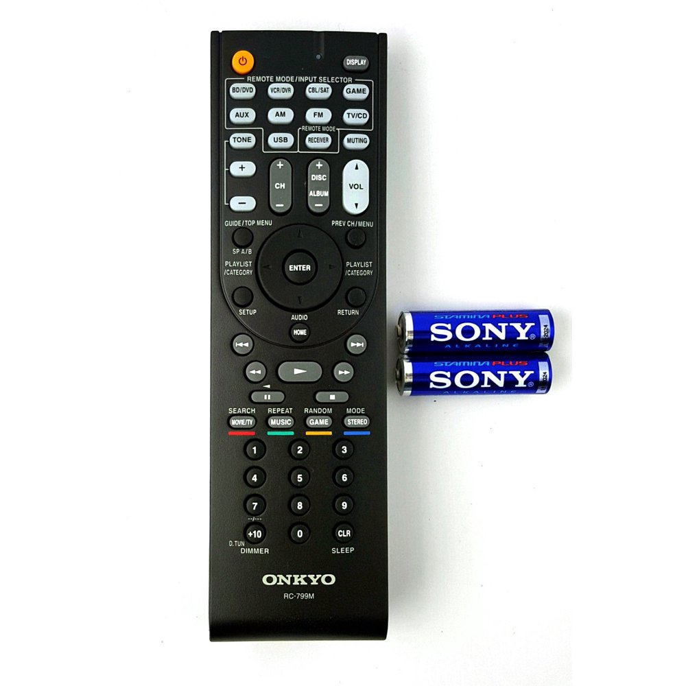 OEM Genuine Onkyo TXSR313 TXSR309 Remote Control RC799M Walmart