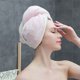 thumbnail image 5 of Matsuzay Gorro de secado rápido de terciopelo Coral suave, gorro de baño para el cuidado del cabello rizado de microfibra, gorro de baño, Juegos de accesorios de baño No.03, 5 of 6
