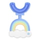 thumbnail image 3 of Cepillo de dientes en forma de U 2-6 años Boca completa Bebé Bebé Cepillo de Dientes Manual Dientes Lenguida Limpieza Transporte Suministros de Viajes Azul Inevent HA028521-02B, 3 of 7