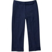 George ME - Women's Cuffed Crop-Length Bird's Eye Trousers