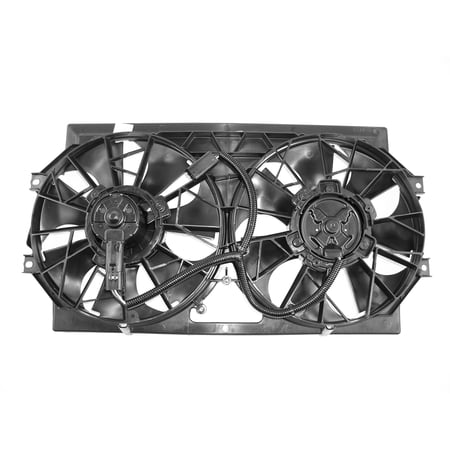 Agility Auto Parts 6017117 Dual Radiator and Condenser Fan Assembly for Chry Dodge Models
