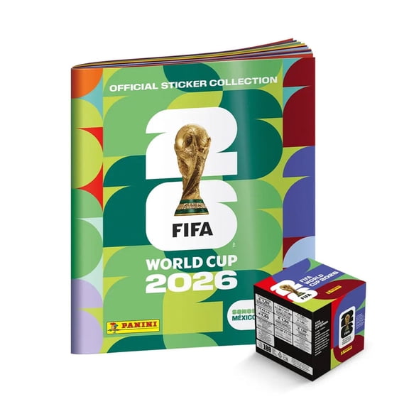Álbum de Pasta Blanda Panini Copa Mundial de la FIFA 2026 + Caja 100 sobres