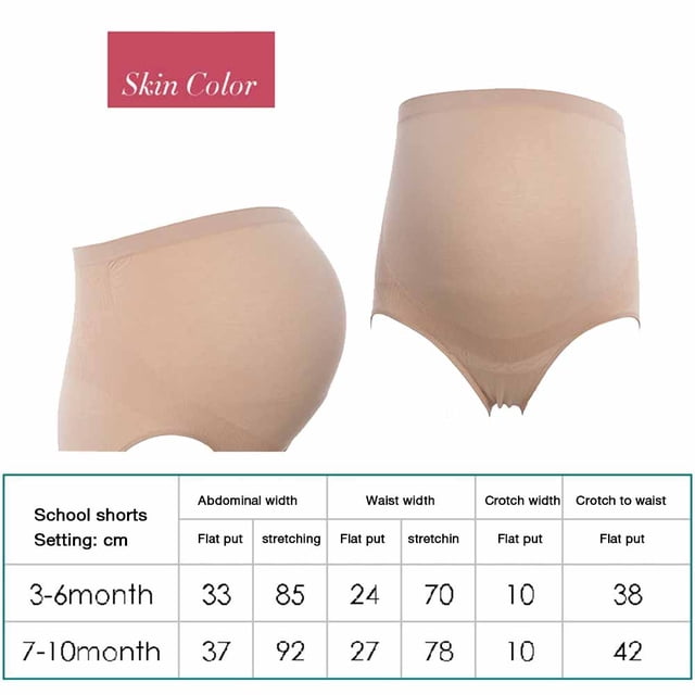Ropa interior de maternidad de cintura alta para mujer, bragas para mujeres embarazadas, calzoncillos, tamaño medio