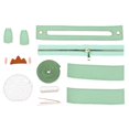 thumbnail image 4 of TISHITA DIY Leather Shoulder Bag Making Tote Wallet Material Craft Sewing Handmade Green, 4 of 5