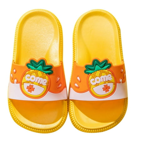 

Staron Cartoon Fruit Boys Girls Non-slip Home Bathing Beach Sandals Slippers Shoes