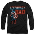 thumbnail image 1 of Captain America  Adult Legendary Dad T-Shirt, 1 of 4