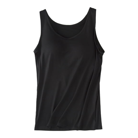 Tank Tops For Women Bra Pad Suspender Cup And Cup Large Solid Color Casual Sports Yoga Bottoming Shirt Slim Fitting Vest Camisole Tops For Women
