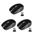 thumbnail image 4 of jesticaly Computer 2.4Ghz Wireless Optical Mouse Quick Speed Low Latency 6 Buttons Plastic Gaming Mice Desktop PC Portable Matte Black 3Set, 4 of 6