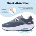thumbnail image 5 of Artlea Wide Toe Box Shoes Women Walking Shoes with Arch Support Plantar Fasciitis Orthotic Sneakers for Foot Pain Relief and Long Standing, Size 8.5, 5 of 7
