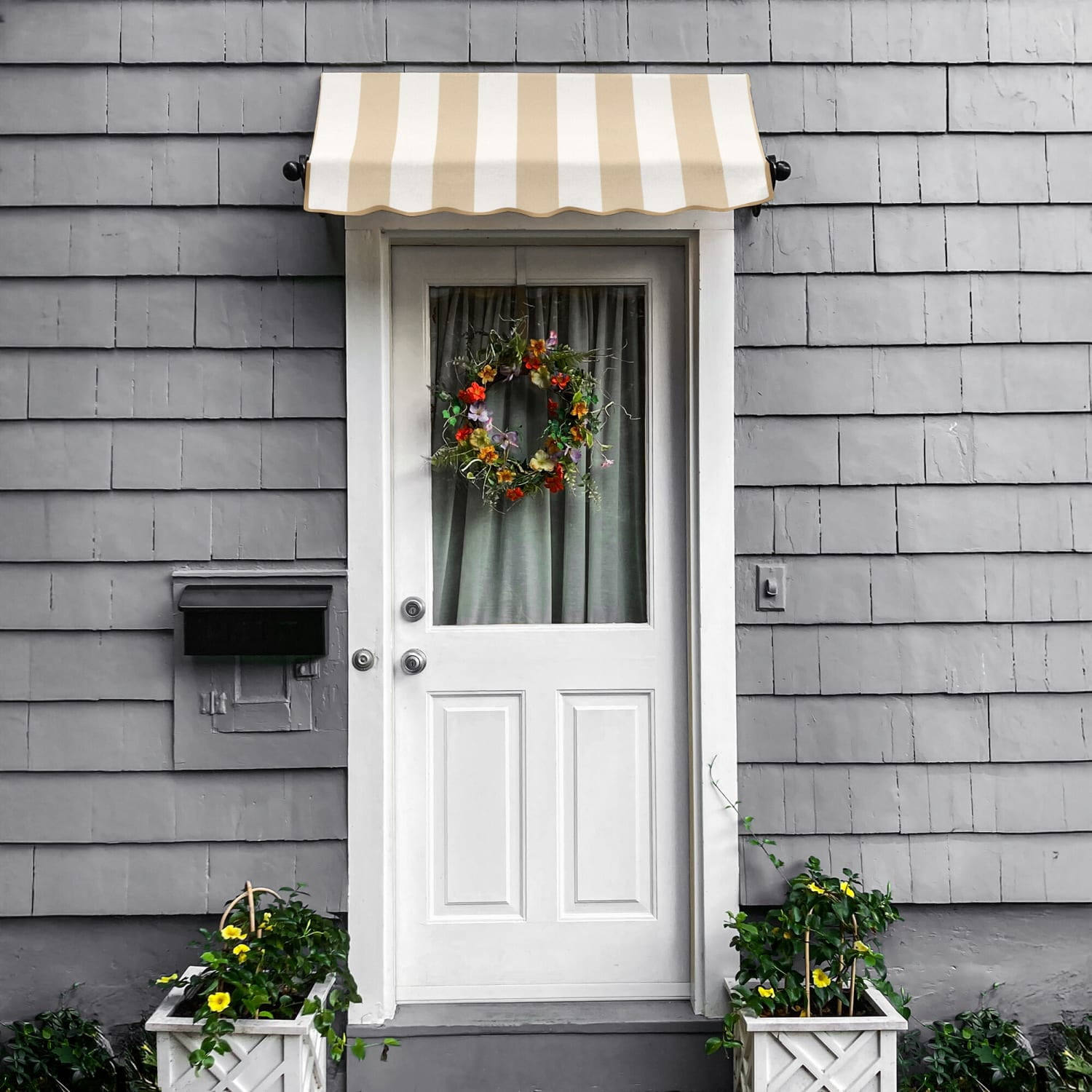 Awntech Charleston Scrilled Arms Window/Door Awning