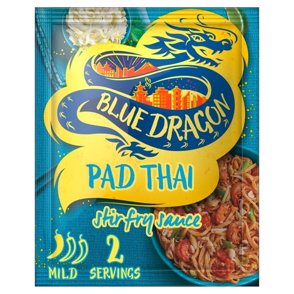 Blue Dragon Fragrant Pad Thai Stir Fry Sauce 120G, Imported from Britain