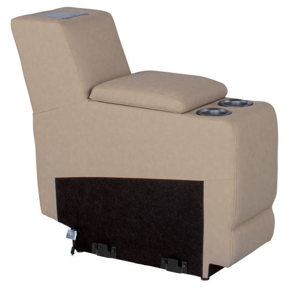 Lippert Components Console 2020134976 Thomas Payne Furniture; Sofa Center; Seismic Series; Non-Locking; Altoona; PolyHyde Euro Leather Vinyl With Foam Cushion