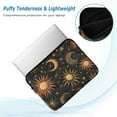 thumbnail image 2 of FORMRS 13-13.3 inch Laptop Sleeve Case Soft Carrying Quilted Computer Bag Cover, Sun Moon and Stars Pattern, 2 of 7
