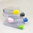 thumbnail image 4 of pdqouc Water Bottle Clear Book Portable Paper Pad Water Bottle Flat Drinks Kettle Perfect for Diaries, office Use, and Personal 𝑹𝒆𝒇𝒍𝒆𝒄𝒕𝒊𝒐𝒏𝒔, 4 of 7