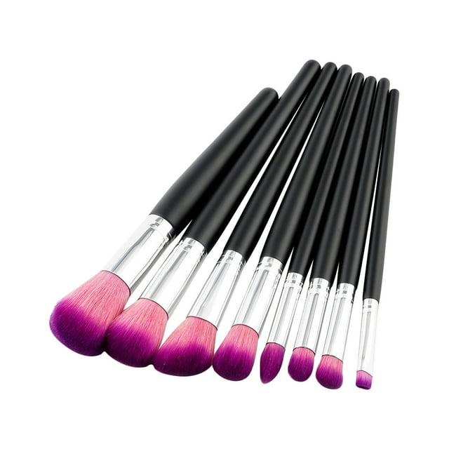 GUANGHONG Makeup Brush Makeup Brush Advanced Synthetic Concealer Foundation Cosmetics Eyebrow Eyeshadow Powder Lip Gloss Brush 8Pack Powder Eyeshadow