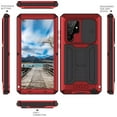 thumbnail image 6 of TECH CIRCLE Case for Samsung Galaxy S23 Ultra 6.8 inch,Heavy Duty Military Grade Drop Proof Protection Cover with Screen Protector Kickstand Rugged Shockproof Bumper Slide Camera Protect Cover,Red, 6 of 7