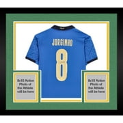 Framed Jorginho Italy National Team Autographed 2020-21 Home Jersey - Fanatics Authentic Certified