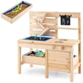thumbnail image 1 of Costway Mud Kitchen with Detachable Sandbox Outdoor Play Pretend Kitchen with Stoves, 1 of 10