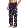 thumbnail image 2 of Xecao Vintage Rose Men's Straight Lounge Pajama Pants: The Ultimate in Comfortable Sleepwear, 2 of 9