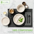 thumbnail image 3 of DISEN 100% Compostable Paper Bowls [16 oz.] – 150 Disposable Bowls Eco Friendly Sturdy Tree Free Alternative to Plastic or Paper Bowls | Ecovita, 3 of 8