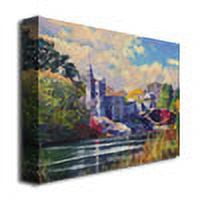 Trademark Art "Belvedere Castle Central Park" Canvas Wall Art by David Lloyd Glover