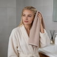 thumbnail image 4 of Celsvanis Face Towel Soft Highly Absorbent Hand Towel Breathable Quick Dry Daily Use Towels for Home Bathroom Spa Hotel Gym Travel, Coffee, 4 of 6