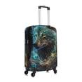 thumbnail image 3 of Daiia Artistic Light Dot Wolf、 Luggage Cover, Thickened Washable Travel Luggage Covers, Elastic Unique Baggage Covers for 18-20 inch Luggage-X-Large, 3 of 9