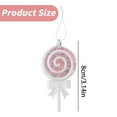 thumbnail image 3 of ERTZAE 4Pc Pastel Christmas Candy Ornament,Festive Sprinkle Hanging Accent,Soft-Tone Xmas Decor,Candy Cane Tree Ornament,Glitter Food-Style Decor,Holiday Sweet-Themed Accent,Festive Pastel Ornament, 3 of 6