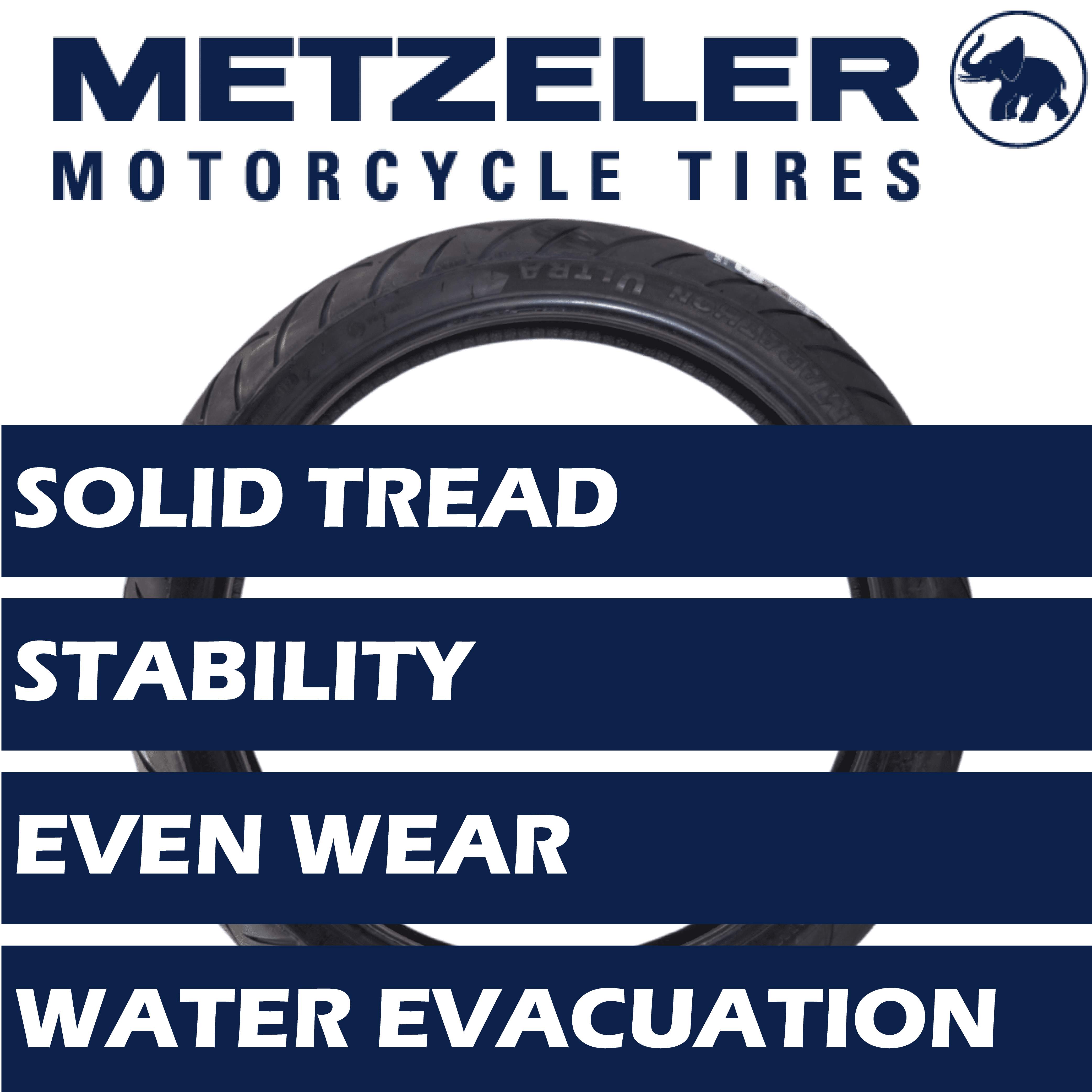 Metzeler ME 888 Marathon Ultra Front 90/90-21 54H Motorcycle Tire