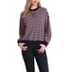thumbnail image 1 of Sudaderas de cuello redondo a rayas de manga larga para mujeres XS Rosa, 1 of 6