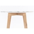 thumbnail image 3 of Contemporary Home Living 21.5" White and Beige Rectangular Italian Carrara Marble Side Table, 3 of 9