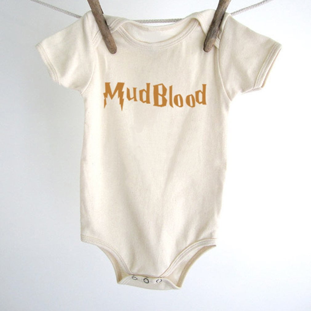 DFVVR Newborn Infant Baby Girl Boy Short Sleeve Letter Romper Bodysuit Clothes Outfits