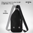 thumbnail image 3 of True Religion Crossbody Bags for Women & Men, Sling Bag for Men, Women Cross Body Bag, Sling Backpack Travel Bag Travel Purse, 3 of 6