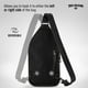 thumbnail image 3 of True Religion Crossbody Bags for Women & Men, Sling Bag for Men, Women Cross Body Bag, Sling Backpack Travel Bag Travel Purse, 3 of 6