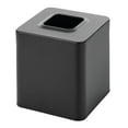 thumbnail image 6 of mDesign Metal Square Tissue Box Cover for Bathroom - Black, 6 of 6