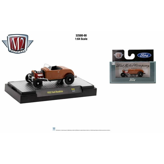 M2 Machines Auto Trucks Rel 88 1:64 1932 Ford Roadster
